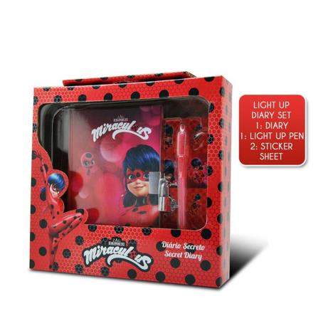 Miraculous Ladybug Lockable Diary & Invisible Ink Pen Set £7.49
